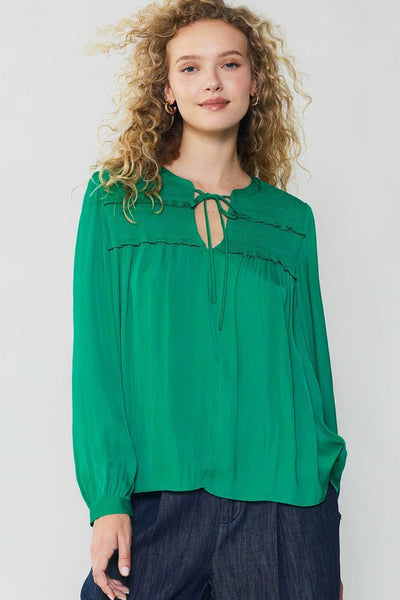 Smocked Yoke Blouse