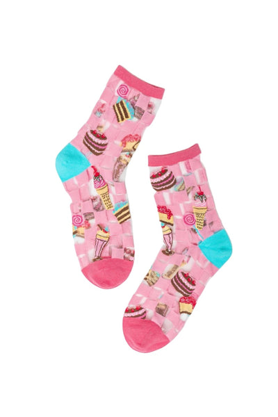 Retro Sweet Sheer Socks