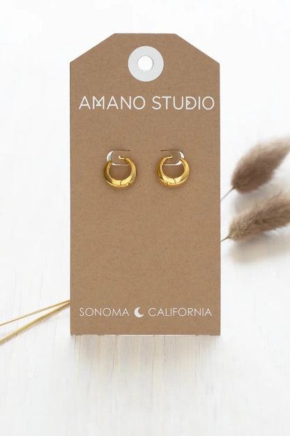 Sofia Huggie Hoops