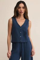 Solace V-Neck Sleeveless Jersey Top