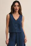 Solace V-Neck Sleeveless Jersey Top