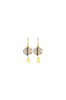 Solo Earrings in Smoky Topaz