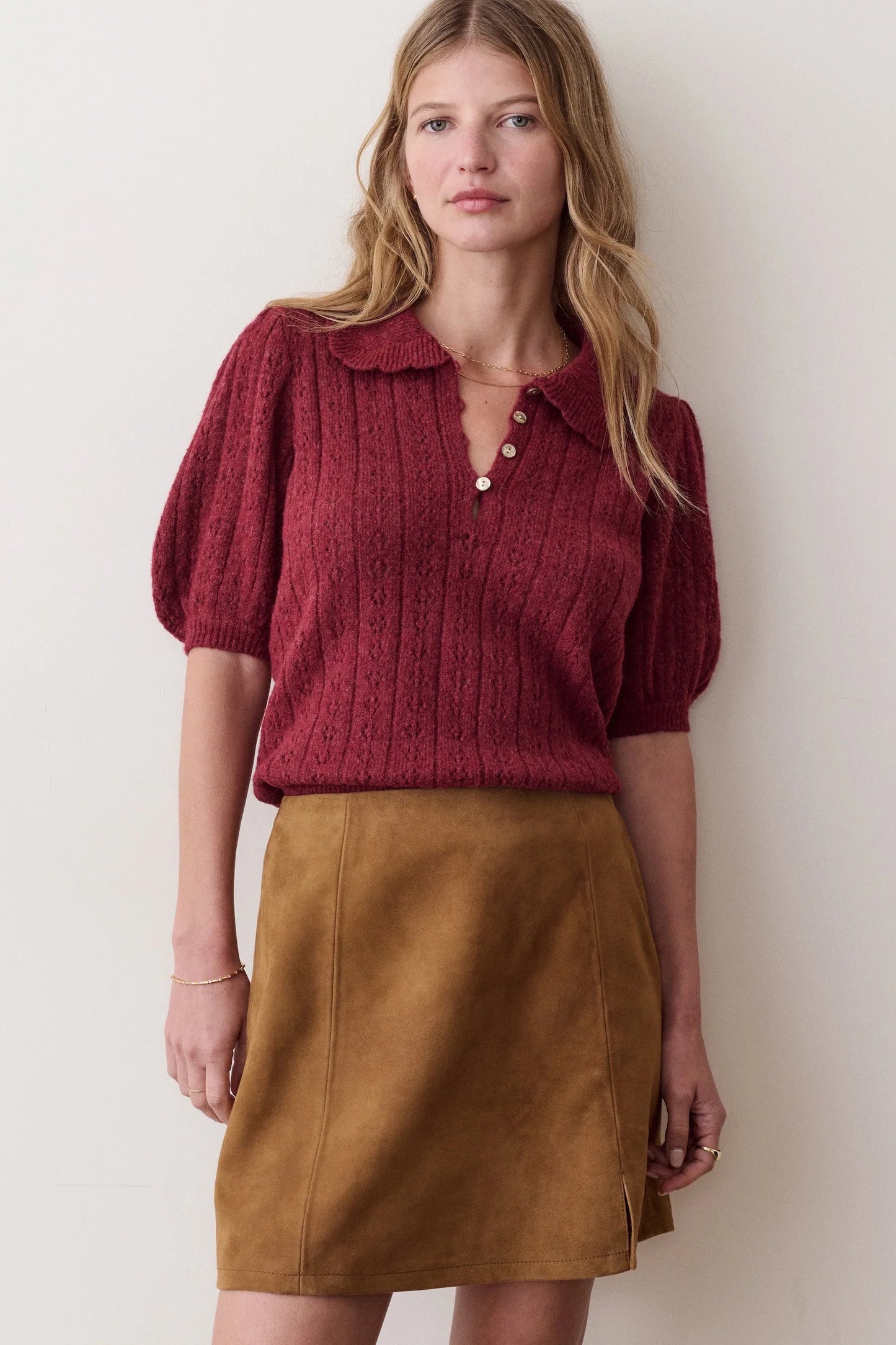 Sophie Pointelle Polo