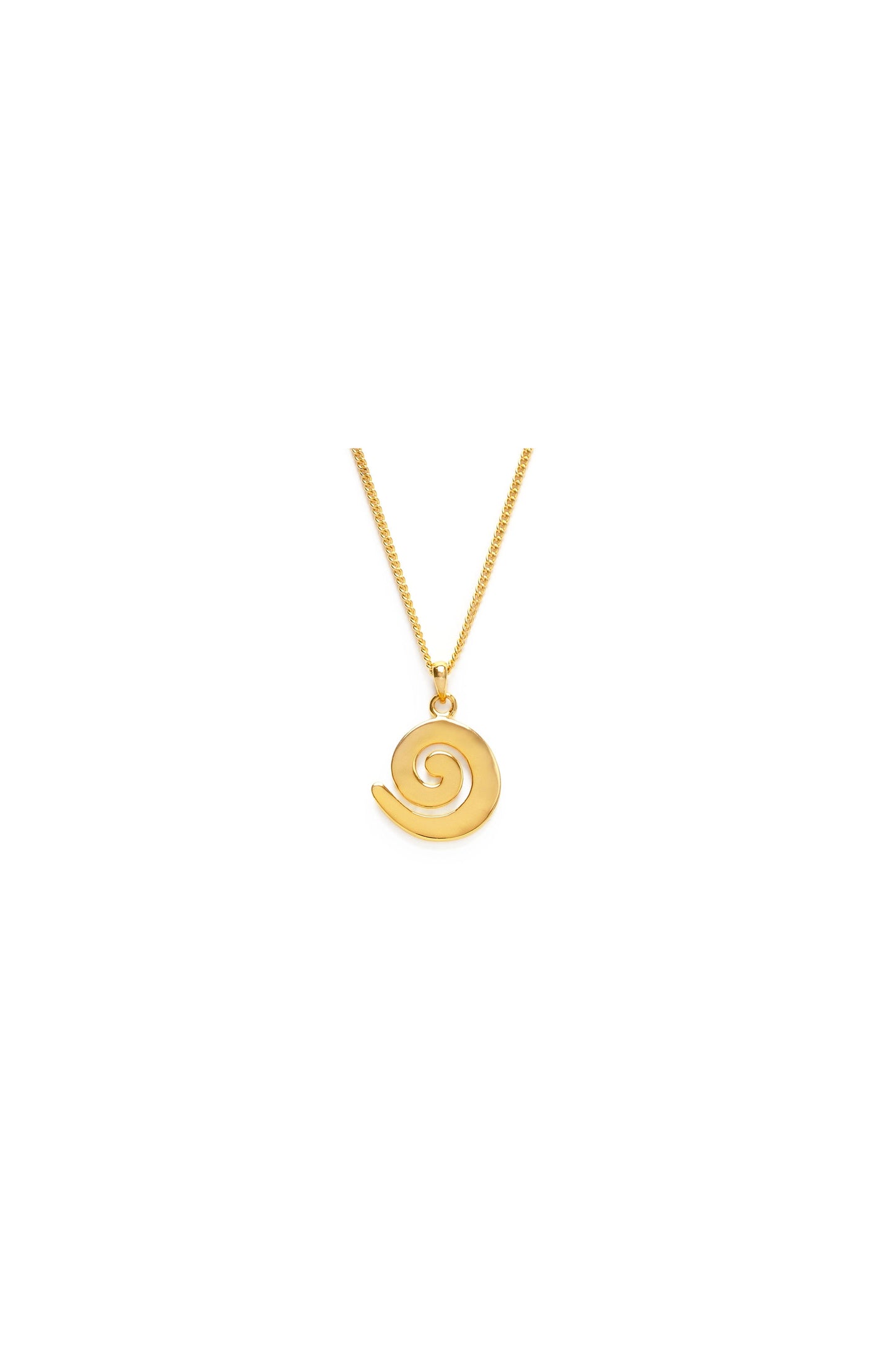 Spiral Pendant Necklace