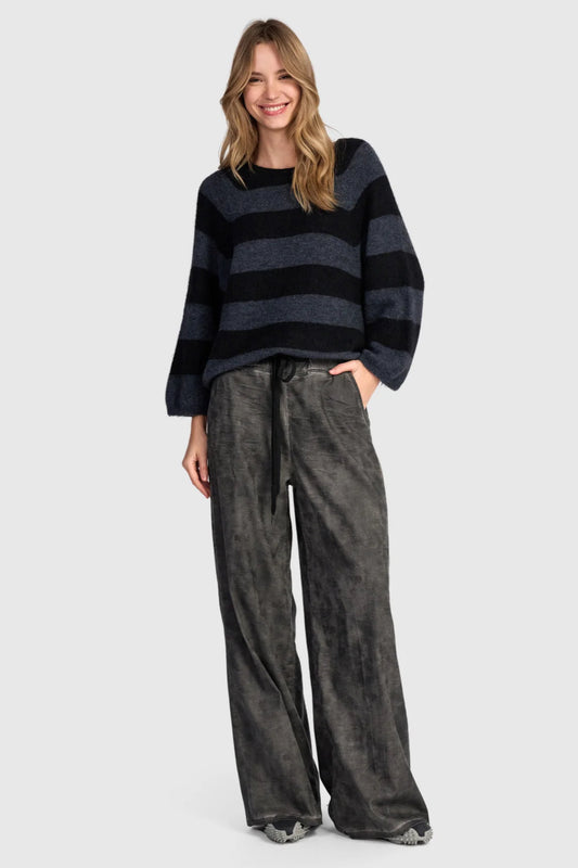 Spry Striped Sweater