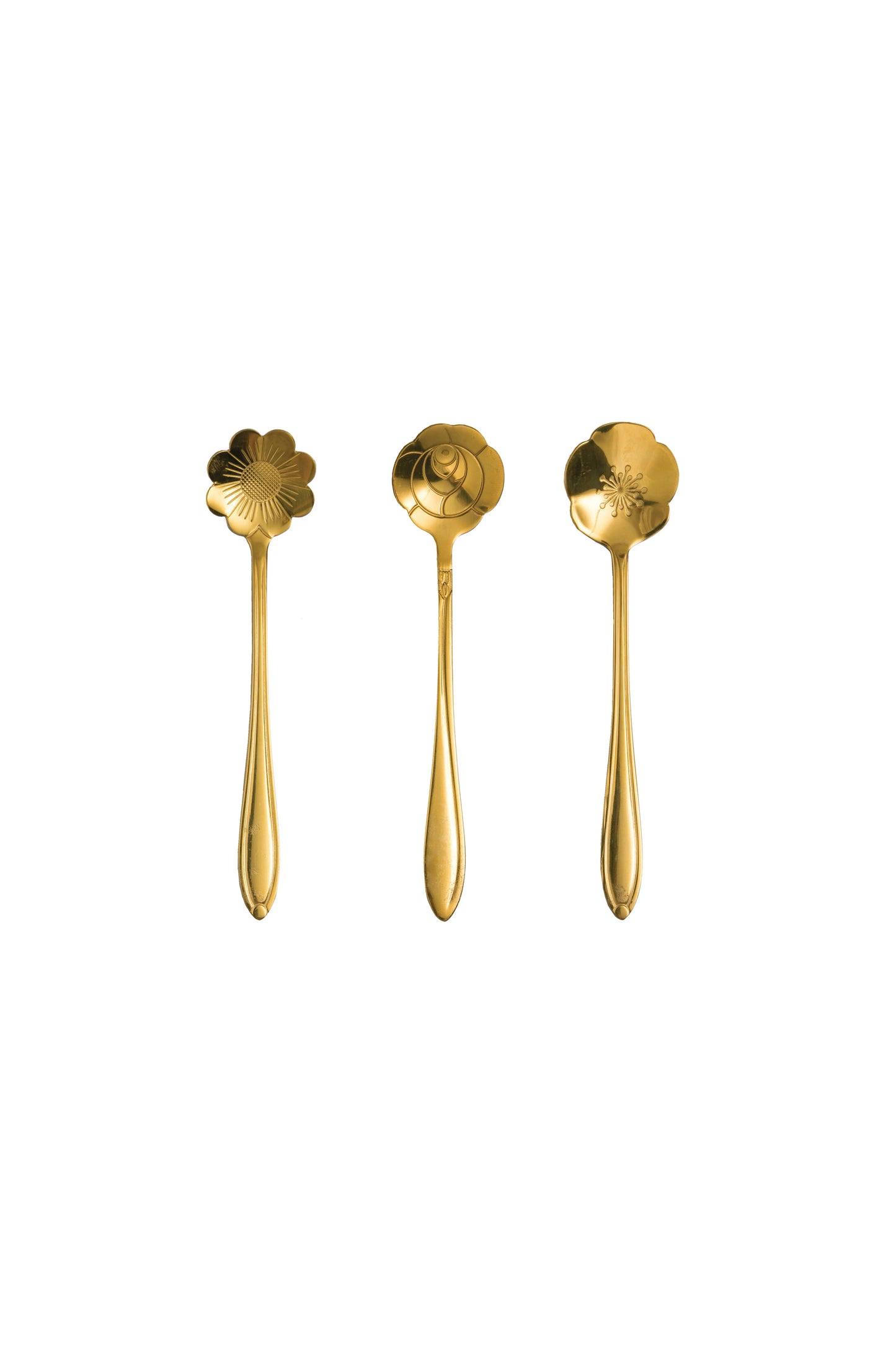Stainless Steel Flower Shaped Spoons