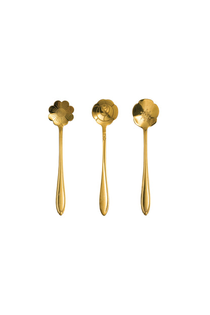 Stainless Steel Flower Shaped Spoons