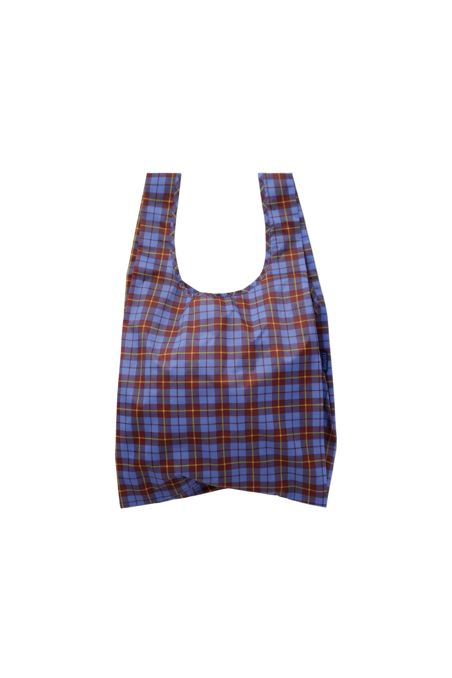 Standard Baggu Blue Tartan