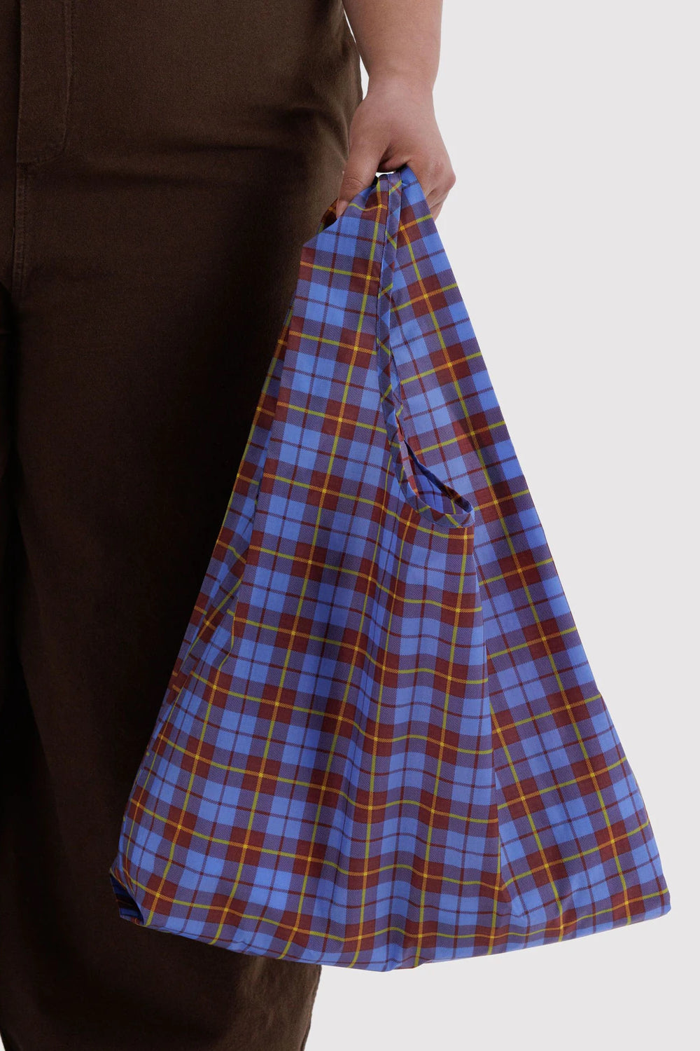 Standard Baggu Blue Tartan