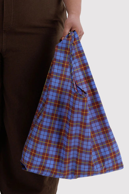 Standard Baggu Blue Tartan