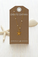 Starfish and Freshwater Pearl Necklace
