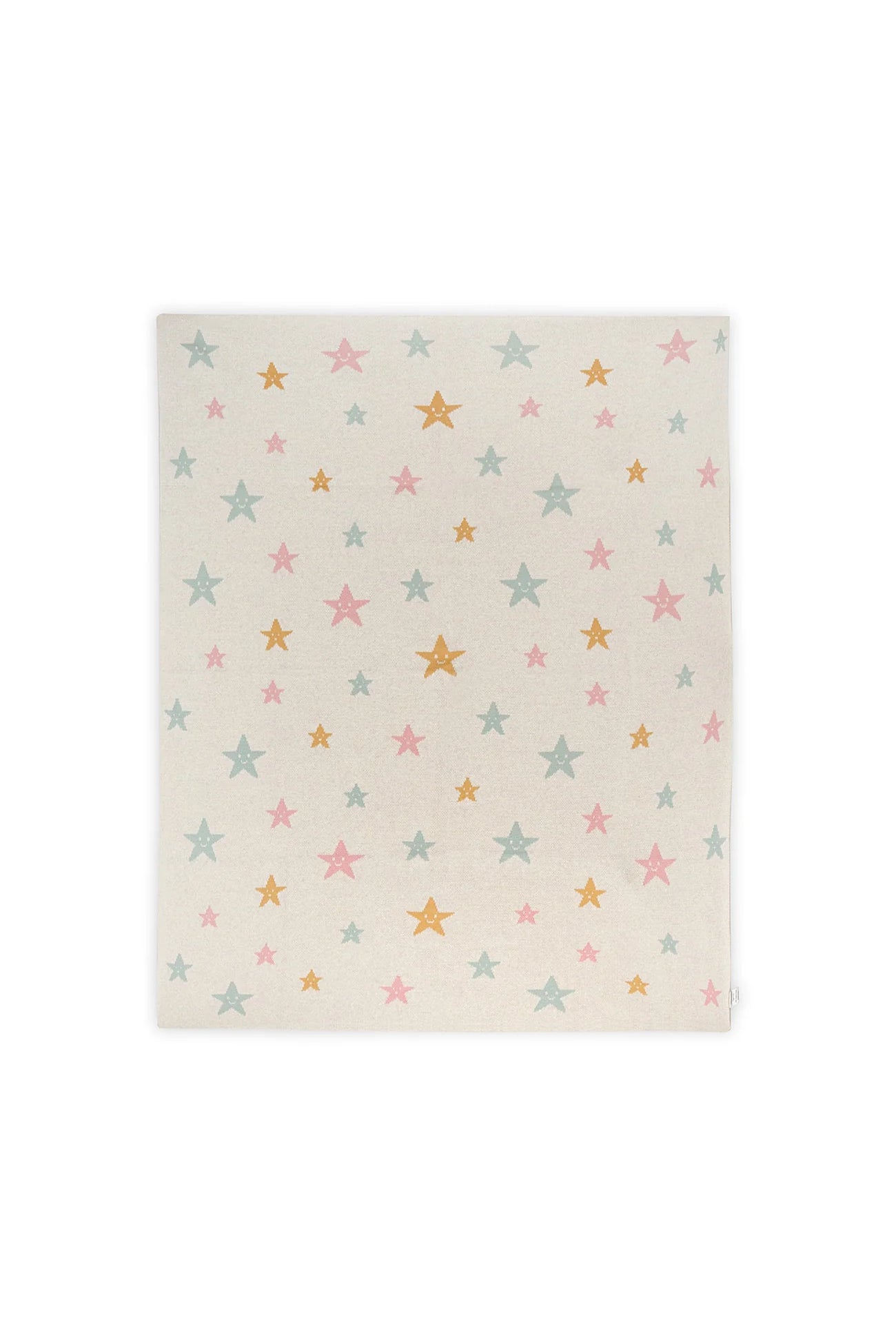 Stars Jacquard Knit Baby Blanket