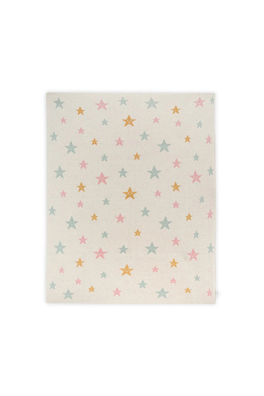 Stars Jacquard Knit Baby Blanket