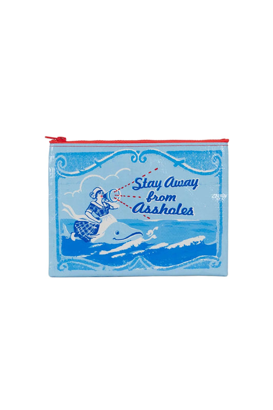 Stay Away From Assholes Zipper Pouch