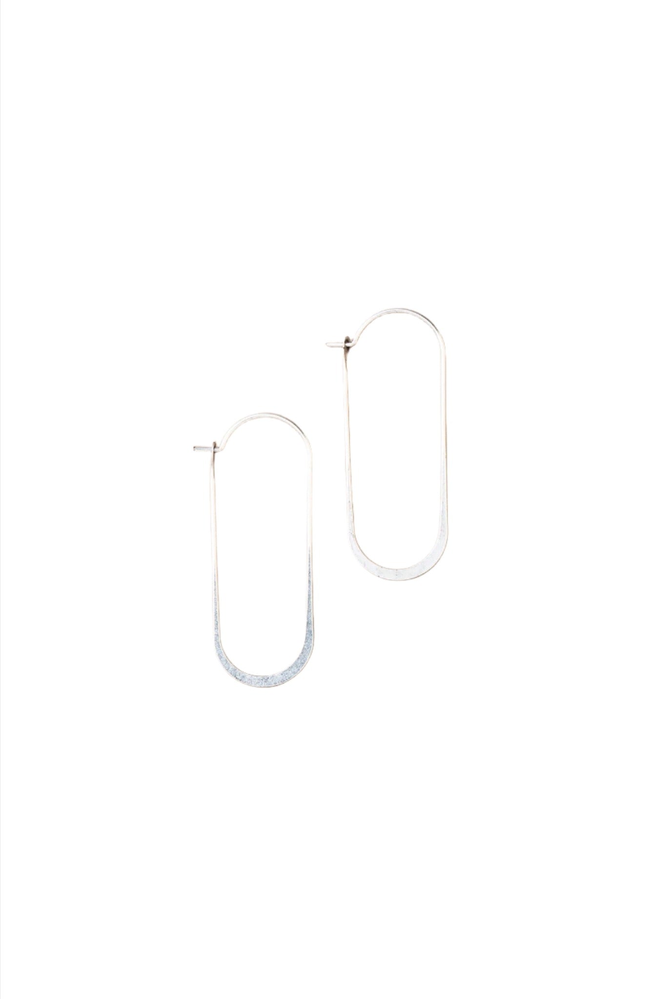 Cosmic Oval Earrings Sterling Silver