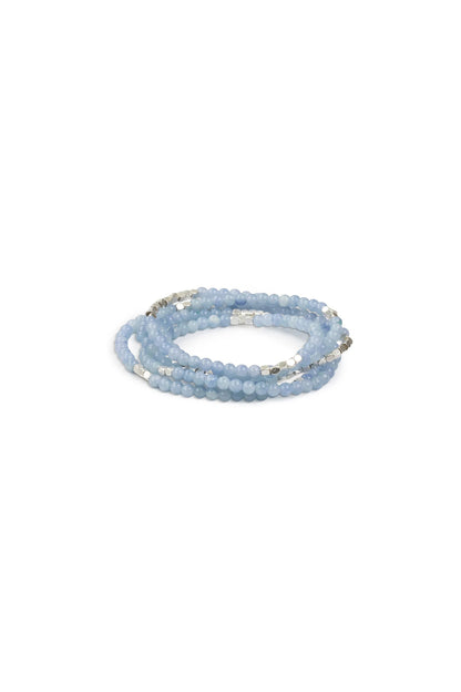 Stone Wrap Blue Lace Agate