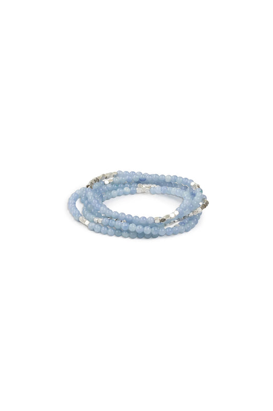 Stone Wrap Blue Lace Agate