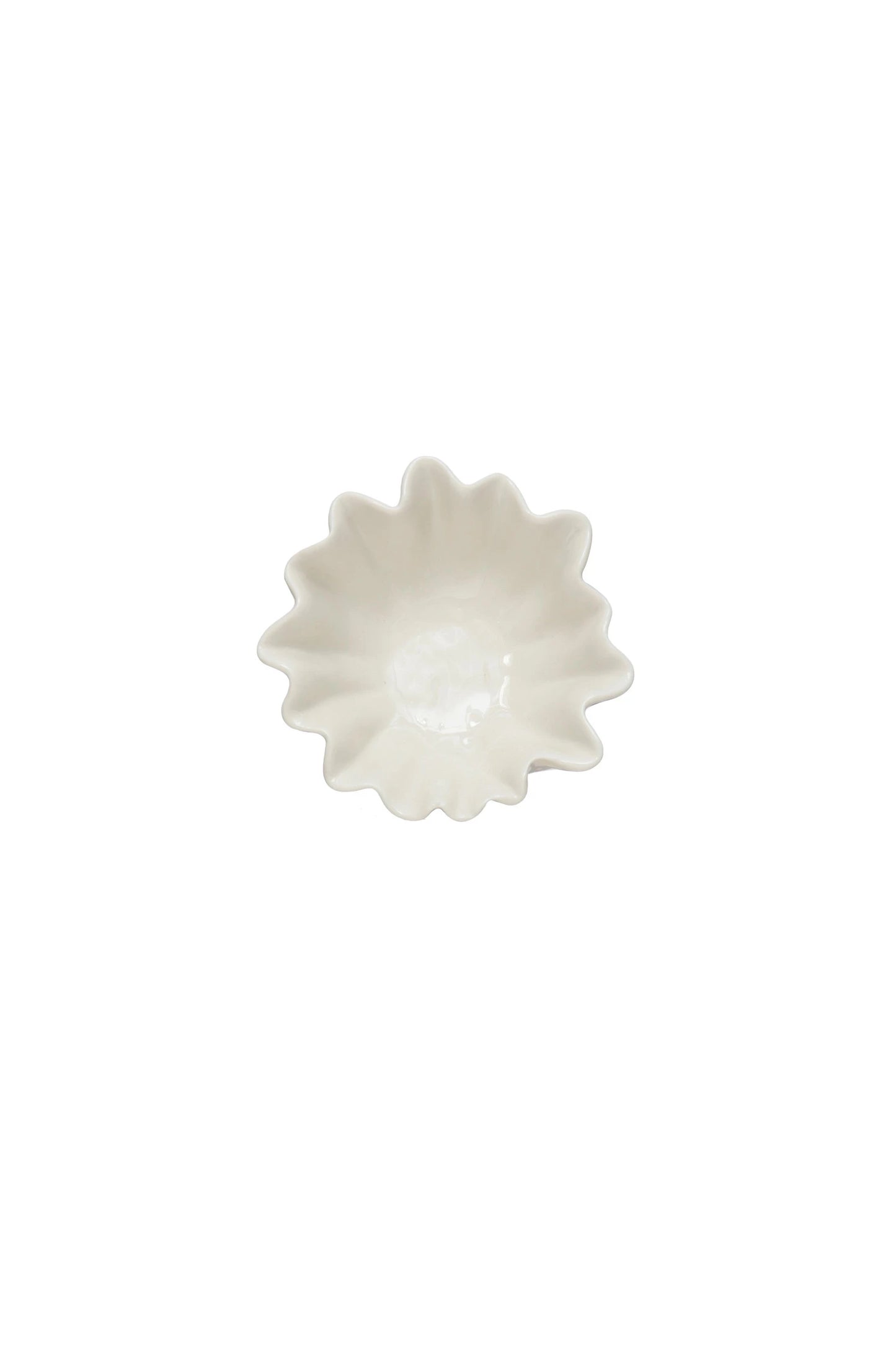 Stoneware Fluted Bowl