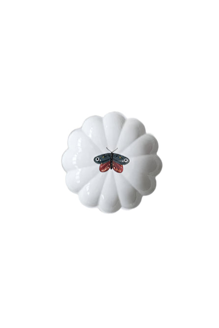 Stoneware Fluted Insect Dish