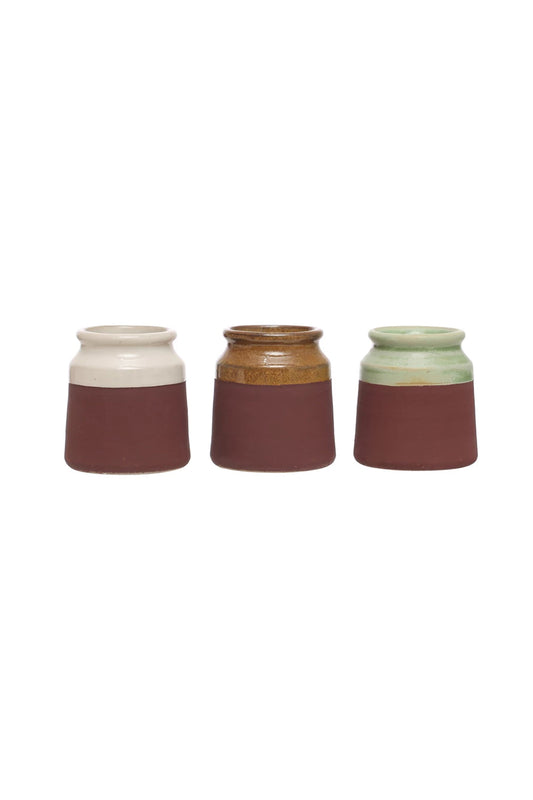 Stoneware Match Holder with Striker