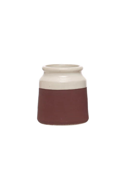Stoneware Match Holder with Striker