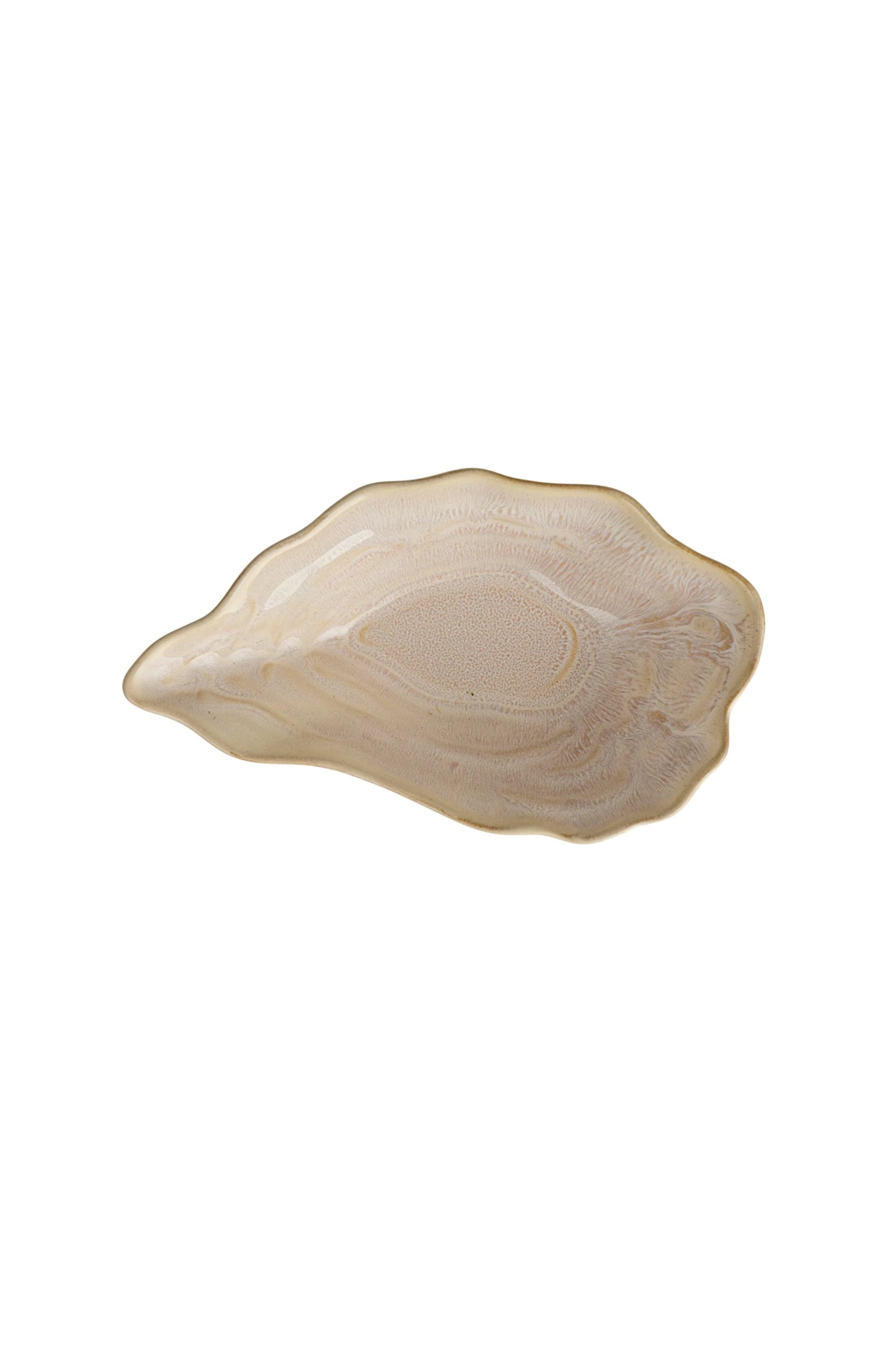Stoneware Oyster Shaped Bowl