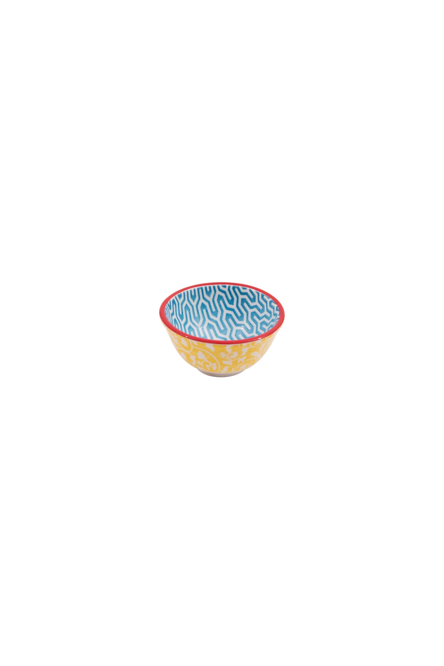 Hand-Stamped Stoneware Pinch Pot