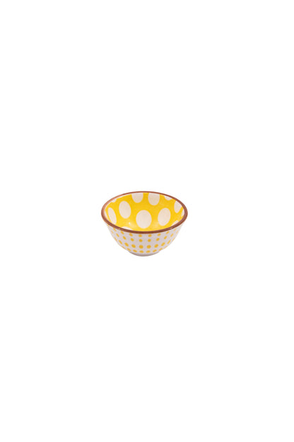 Hand-Stamped Stoneware Pinch Pot