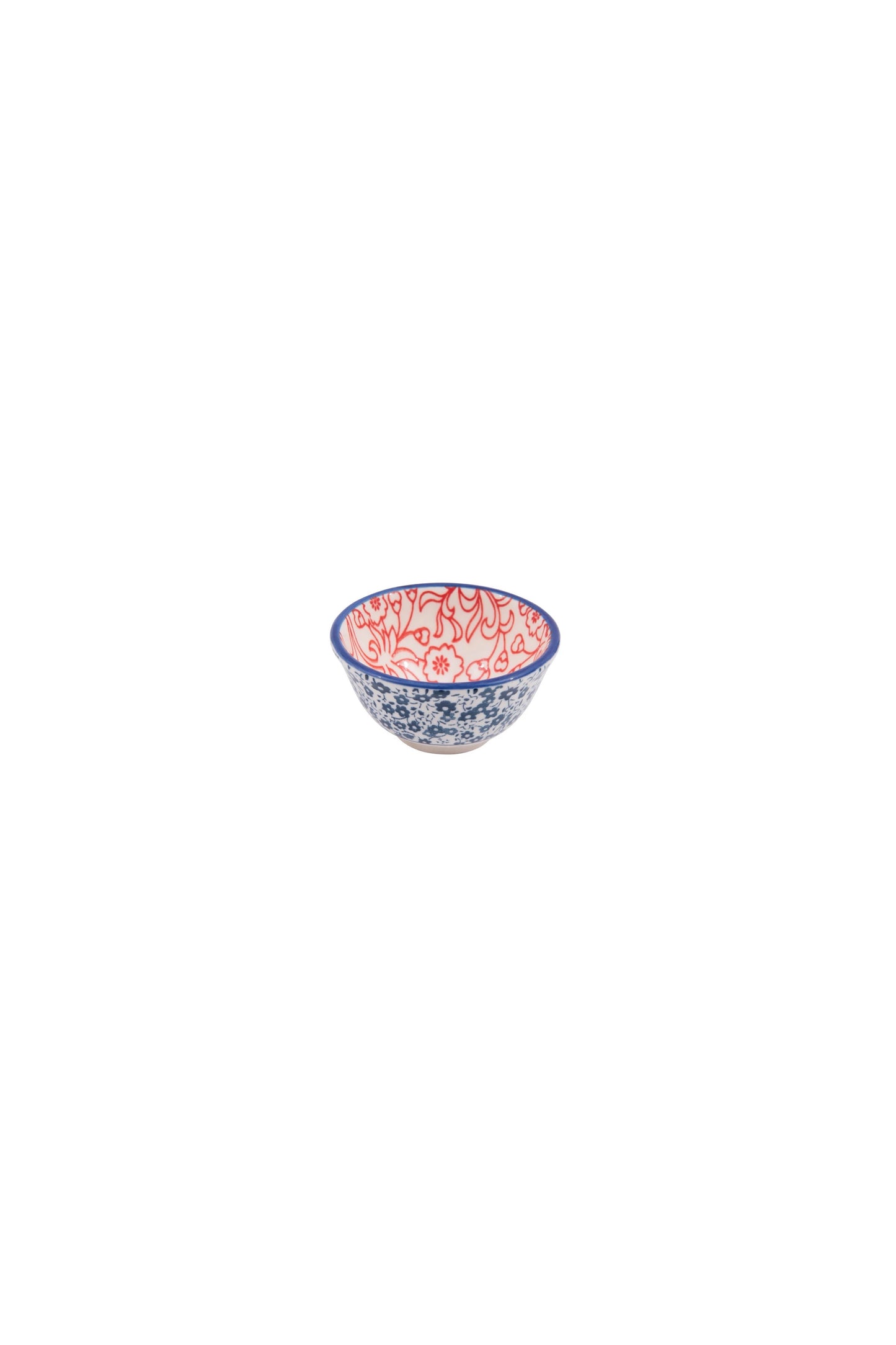 Hand-Stamped Stoneware Pinch Pot