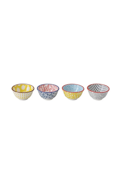 Hand-Stamped Stoneware Pinch Pot
