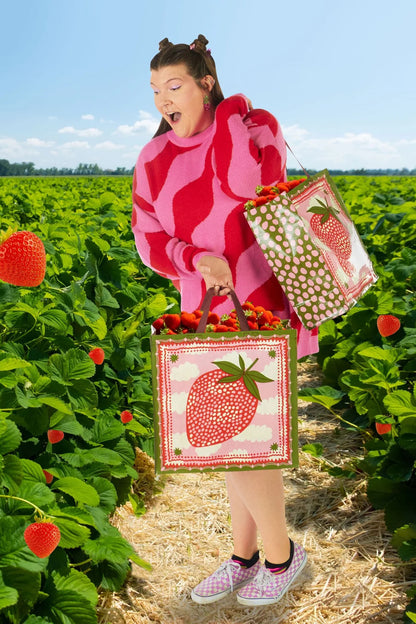 Strawberry Clouds Shopper