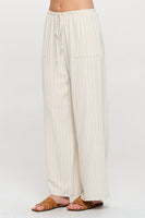 Striped Linen Blend Pant