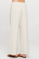 Striped Linen Blend Pant