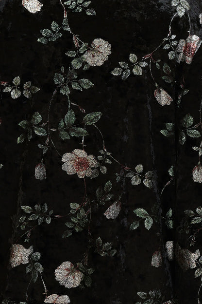 Floral Velvet Rene Top