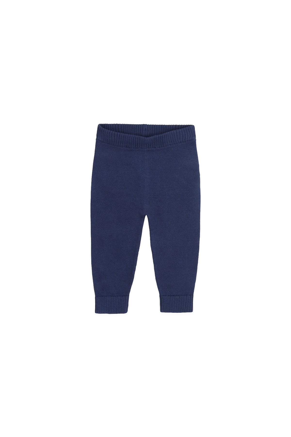 Sweater Knit Baby Pants Navy
