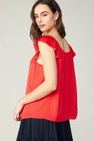 Sweetheart Ruffled Top