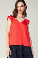 Sweetheart Ruffled Top