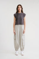 Tana Sleeveless Sweater Charcoal