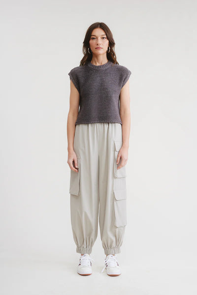 Tana Sleeveless Sweater Charcoal