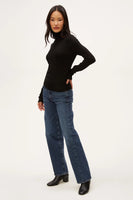 Tara Ribbed Crop Turtleneck