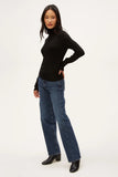 Tara Ribbed Crop Turtleneck