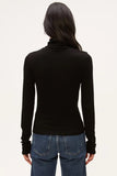 Tara Ribbed Crop Turtleneck