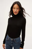 Tara Ribbed Crop Turtleneck