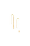 Teardrop Threader Gold Vermeil