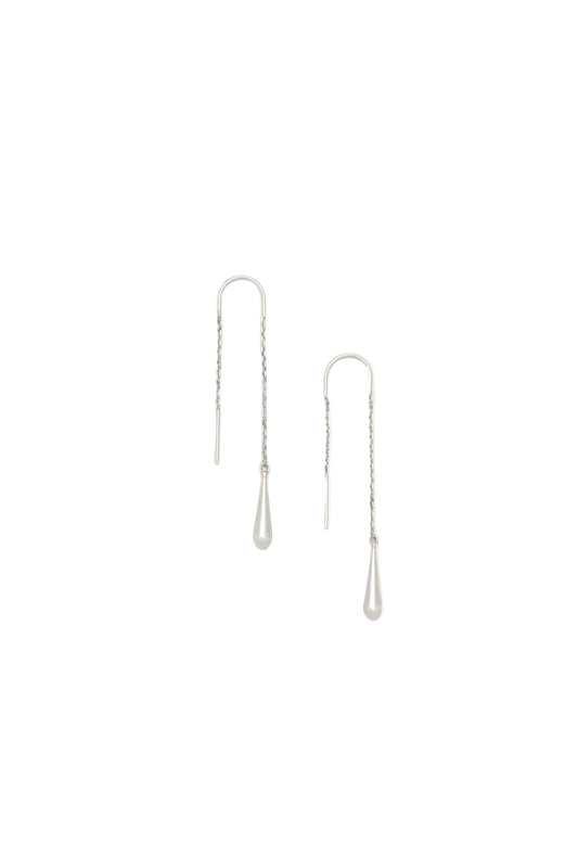 Teardrop Threader Sterling Silver