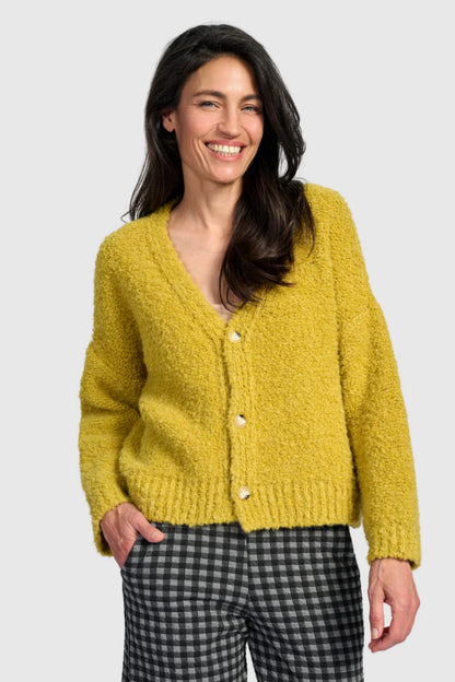Teddy Boucle Cardigan