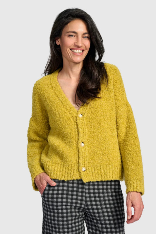 Teddy Boucle Cardigan
