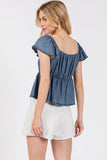 Tencel Cinched Bust Top