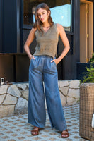 Tencel Wide Leg Pants