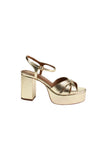 Tessa Platform Gold Heel